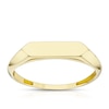 Thumbnail Image 1 of 9ct Yellow Gold Flat Slim Signet Ring