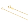 Thumbnail Image 3 of 9ct Yellow Gold Cubic Zirconia Angel Wing Pendant Necklace