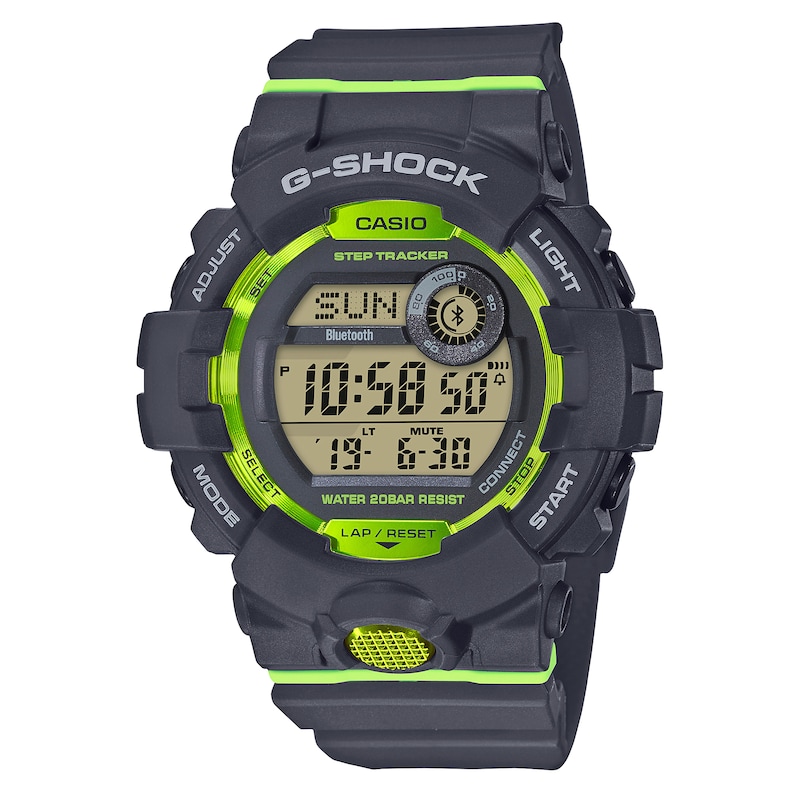 Main Image 1 of G-Shock GBD-800-8AER Men's Steptracker Grey Resin Strap Smart watch