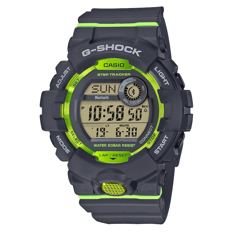 G-Shock GBD-800-8AER Men's Steptracker Grey Resin Strap Smart watch