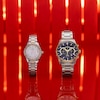 Thumbnail Image 4 of Rotary Ladies' Two-Tone Rose Gold Tone Bracelet Watch