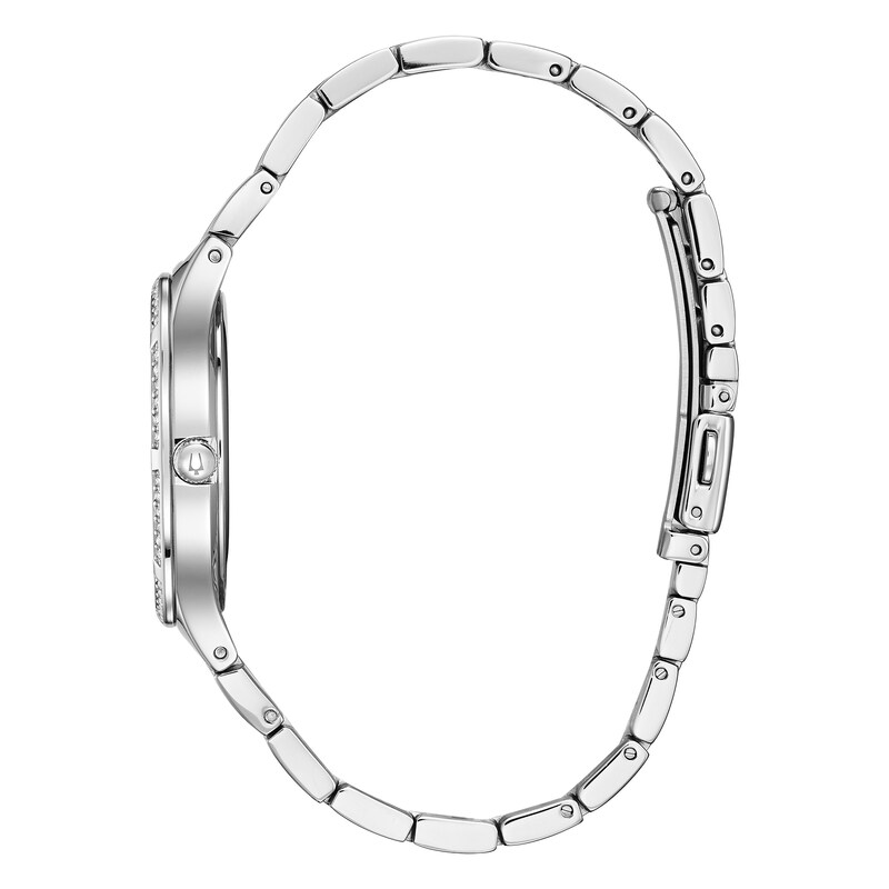 Main Image 2 of Bulova Classic Crystal Ladies' Stainless Steel Bracelet Watch