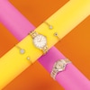 Thumbnail Image 5 of Bulova Classic Crystal Ladies' Gold Tone Bracelet & Watch Gift Set