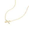 Thumbnail Image 2 of 9ct Yellow Gold Cubic Zirconia Kiss Pendant Necklace