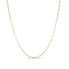 Thumbnail Image 1 of 9ct Yellow Gold Rectangular Link Chain 18" Necklace