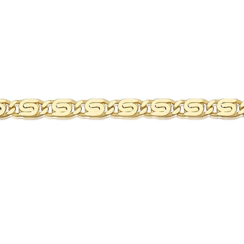 Main Image 2 of 9ct Yellow Gold Patterned 7" Bracelet