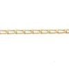 Thumbnail Image 2 of 9ct Yellow Gold Mirror 8" Curb Chain Bracelet