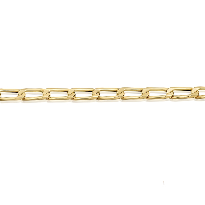 Main Image 2 of 9ct Yellow Gold Mirror 8" Curb Chain Bracelet