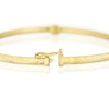 Thumbnail Image 3 of 9ct Yellow Gold Patterned Bangle