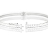 Thumbnail Image 3 of 9ct White Gold Twist Bangle