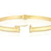 Thumbnail Image 3 of 9ct Yellow Gold Diamond Cut Patterned Bangle