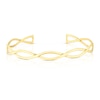 Thumbnail Image 1 of 9ct Yellow Gold Twisted Cuff Bangle