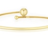 Thumbnail Image 3 of 9ct Yellow Gold Crossover Ball Bangle