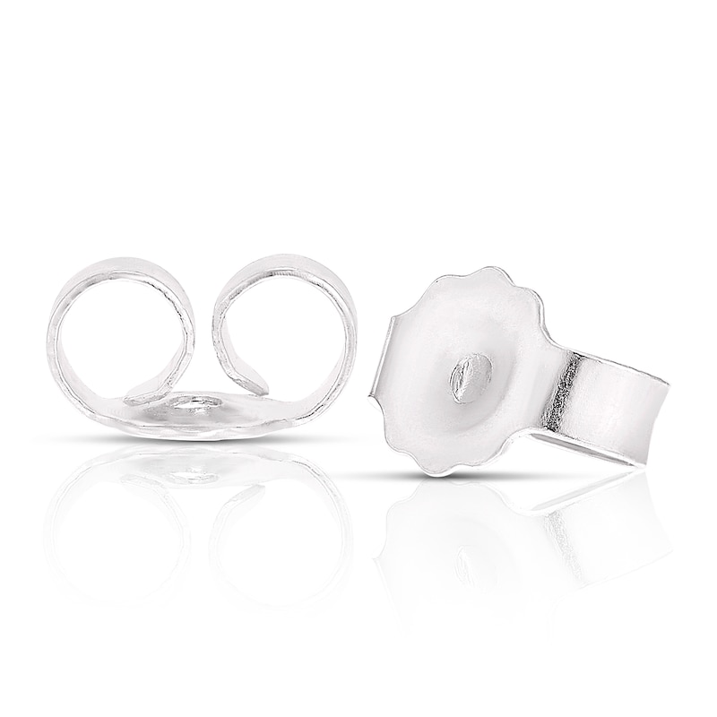 Main Image 2 of Sterling Silver Cubic Zirconia Lemon Stud Earrings