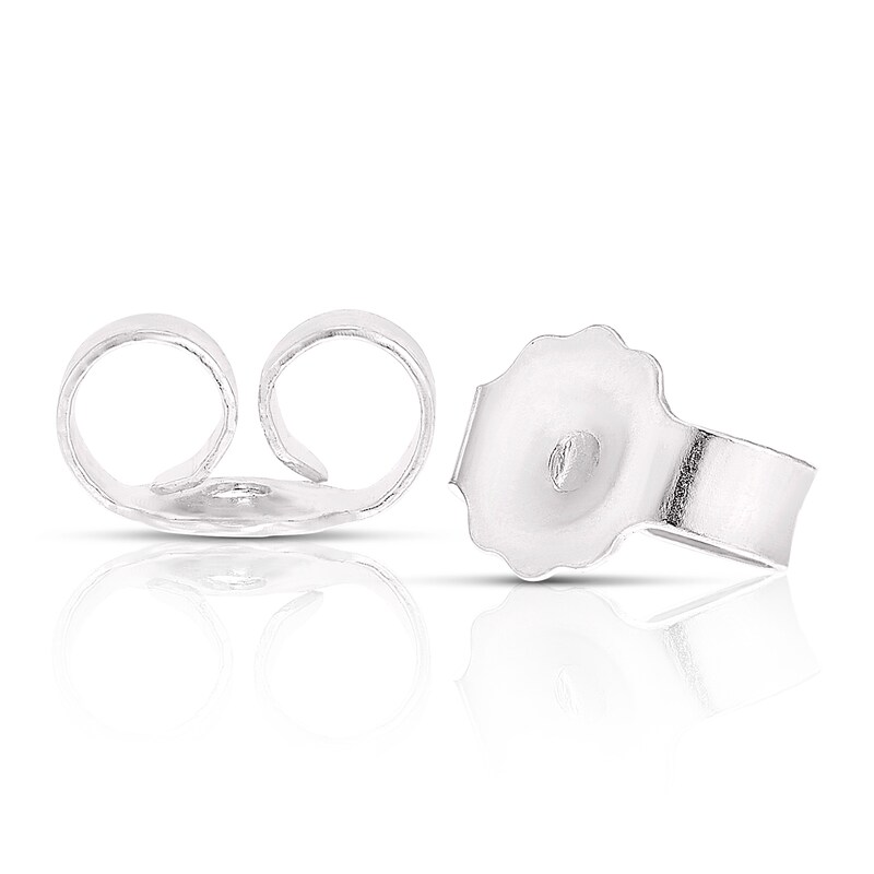 Main Image 2 of Sterling Silver Cubic Zirconia Cocktail Stud Earrings