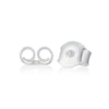 Thumbnail Image 2 of Sterling Silver Cubic Zirconia Heart Rose Stud Earrings