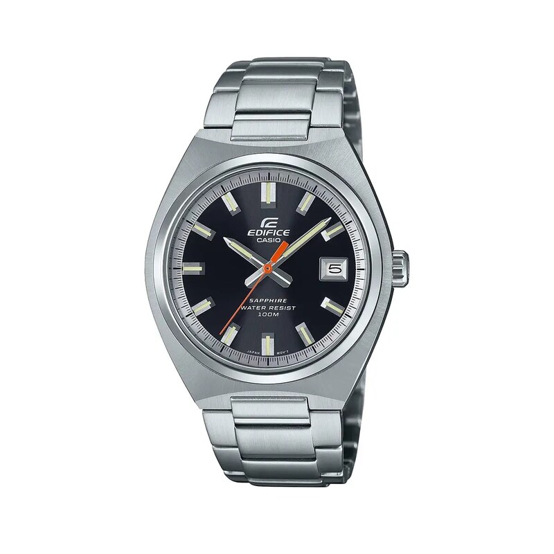 Main Image 1 of Casio Edifice Men's Dark Silver Stainless Steel Bracelet Watch
