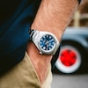 Thumbnail Image 3 of Casio Edifice Men's Blue Stainless Steel Bracelet Watch