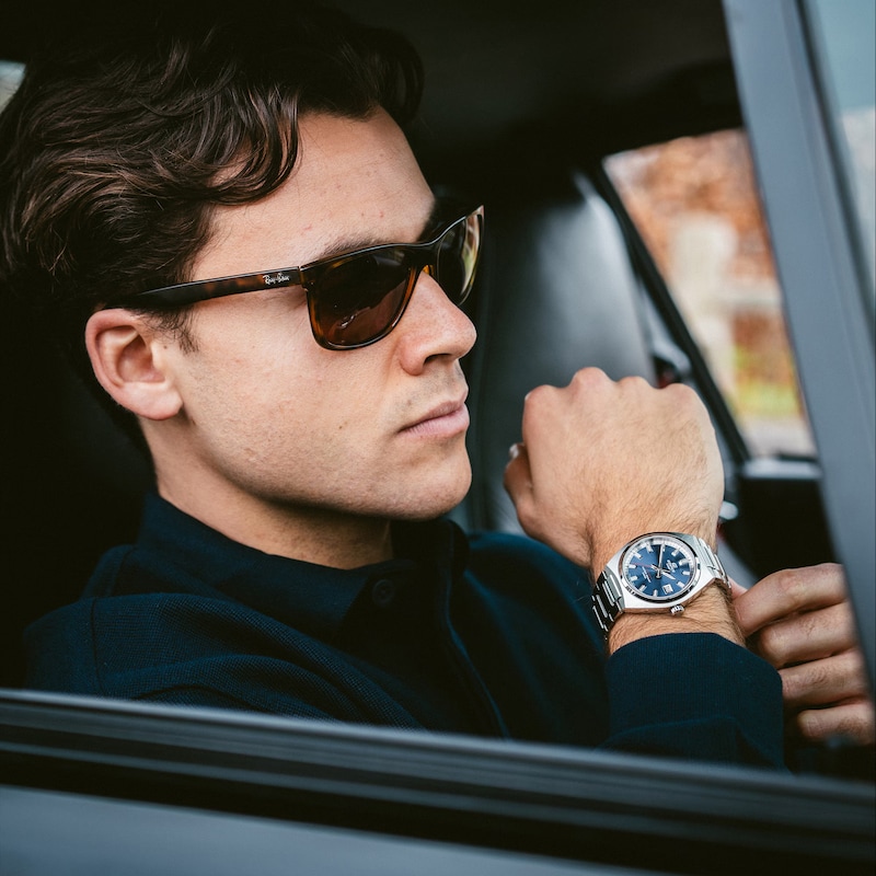 Main Image 4 of Casio Edifice Men's Blue Stainless Steel Bracelet Watch