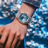 Thumbnail Image 1 of Casio G-Shock Blue Dial Clear Resin Strap Watch