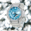 Thumbnail Image 2 of Casio G-Shock Blue Dial Clear Resin Strap Watch