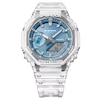 Thumbnail Image 3 of Casio G-Shock Blue Dial Clear Resin Strap Watch