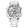 Thumbnail Image 3 of Casio G-Shock Silver Dial Clear Resin Strap Watch