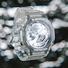 Thumbnail Image 5 of Casio G-Shock Silver Dial Clear Resin Strap Watch