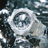 Thumbnail Image 6 of Casio G-Shock Silver Dial Clear Resin Strap Watch