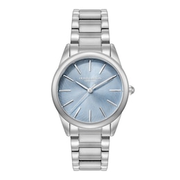 Olivia Burton Ladies' Glowful Sky Blue Dial  Stainless Steel Watch