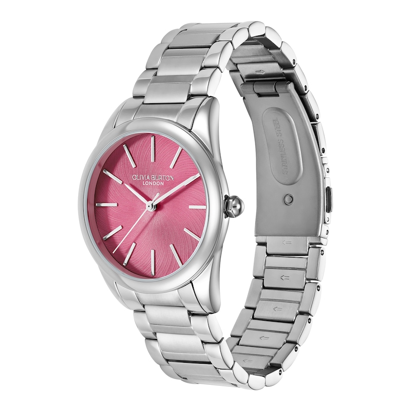 Main Image 2 of Olivia Burton Ladies' Glowful Pink Dial Stainless Steel Watch