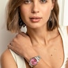 Thumbnail Image 6 of Olivia Burton Ladies' Glowful Pink Dial Stainless Steel Watch