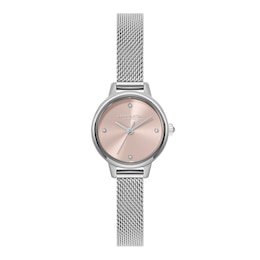 Olivia Burton Ladies' Mini Classics Stainless Steel Mesh Bracelet Watch