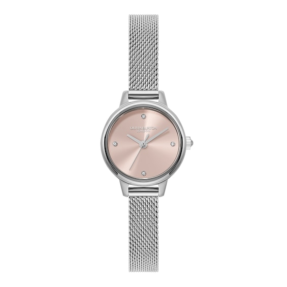 Olivia Burton Women's Mini Classics Stainless Steel Mesh Bracelet Watch