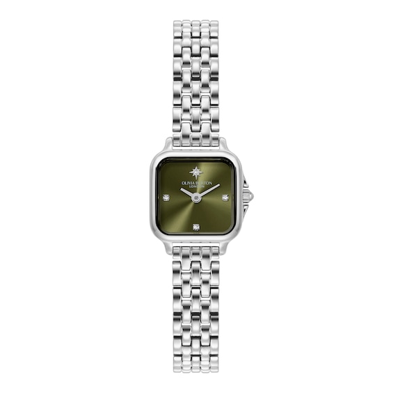 Olivia Burton Women's Mini Grosvenor Stainless Steel Bracelet Watch