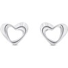 Thumbnail Image 1 of Calvin Klein Ladies' Stainless Steel Heart Stud Earrings