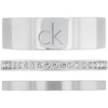Thumbnail Image 2 of Calvin Klein Ladies' Stainless Steel Ring Trio Set - Size Q