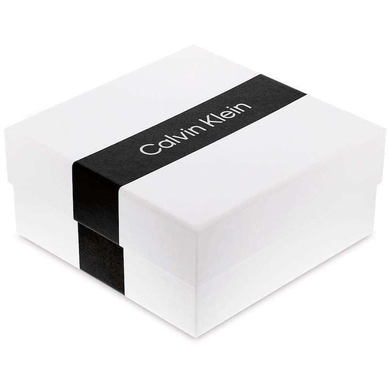 Main Image 9 of Calvin Klein Ladies' Stainless Steel Ring Trio Set - Size Q