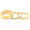 Thumbnail Image 1 of Calvin Klein Ladies' Gold Tone Ring Trio Set - Size N