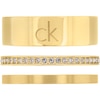Thumbnail Image 2 of Calvin Klein Ladies' Gold Tone Ring Trio Set - Size N