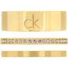 Thumbnail Image 2 of Calvin Klein Ladies' Gold Tone Ring Trio Set - Size P