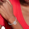 Thumbnail Image 3 of Tommy Hilfiger Ladies' Toggle Heart Pendant Stainless Steel Bracelet
