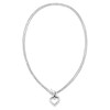 Thumbnail Image 1 of Tommy Hilfiger Ladies' Toggle Heart Pendant Stainless Steel Necklace