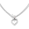 Thumbnail Image 2 of Tommy Hilfiger Ladies' Toggle Heart Pendant Stainless Steel Necklace