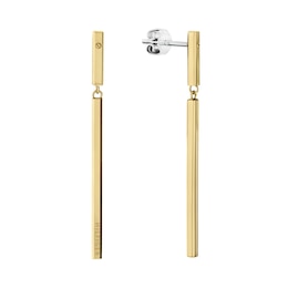 Tommy Hilfiger Women's Gold Plated Dangle Earrings
