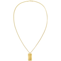 Tommy Hilfiger Men's Gold Plated Pendant Necklace