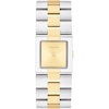 Thumbnail Image 1 of Calvin Klein Ladies' Two Tone Grid Link Square Dial Stainless Steel Bracelet Watch