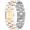 Thumbnail Image 2 of Calvin Klein Ladies' Two Tone Grid Link Square Dial Stainless Steel Bracelet Watch