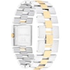 Thumbnail Image 3 of Calvin Klein Ladies' Two Tone Grid Link Square Dial Stainless Steel Bracelet Watch