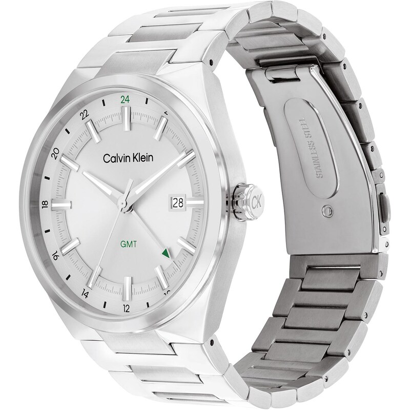 Main Image 3 of Calvin Klein Men's Grey Dial Stainless Steel Bracelet Watch